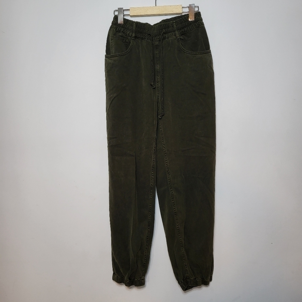 Zara Washed Army Green Jogger Styled Pant Size S